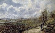 Camille Pissarro leading the way Schwarz Metaponto oil painting